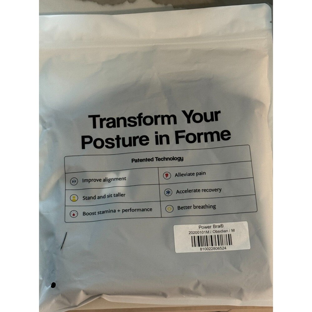 BRAND NEW Forme Power Bra - Obsidian - Size Medium - Picture 5 of 5